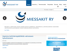 Tablet Screenshot of miessakit.fi